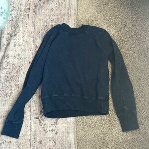 Lululemon acid wash navy sweatshirt